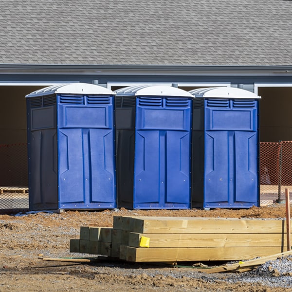 how can i report damages or issues with the porta potties during my rental period in Mcintosh MN